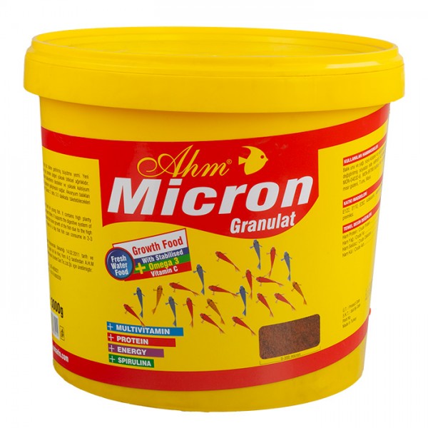 AHM Micron Granulat Kova Yavru Balık Yemi 3 kg