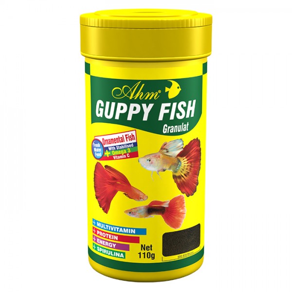 AHM Guppy Fish Granulat Lepistes Yemi 100 ml