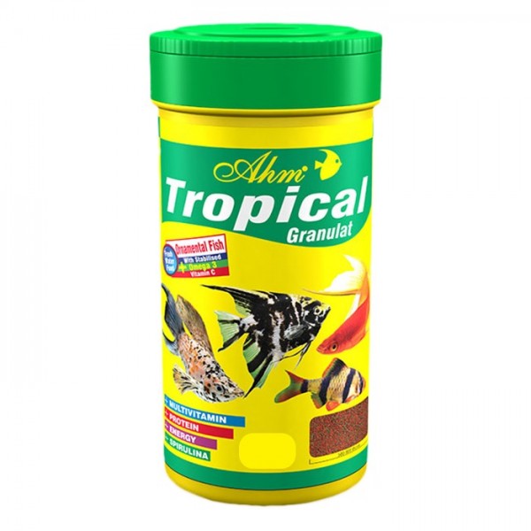 AHM Granulat Tropical Balık Yemi 100 ml
