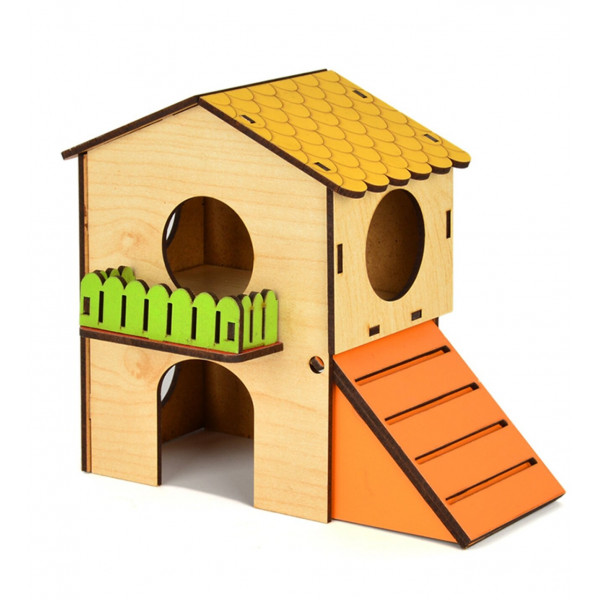 Flip Balkonlu Hamster Yuvası