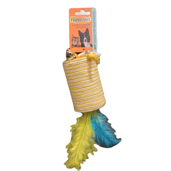 Flipper Pet Tüylü Silindir Kedi Oyuncağı