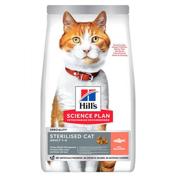 Hills Somonlu Kısırlaştırılmış Kedi Maması 10 kg
