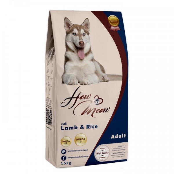 How Meow Kuzu Etli Köpek Maması 15 kg