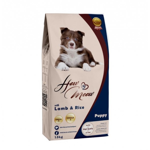 How Meow Kuzu Etli Yavru Köpek Maması 15 kg
