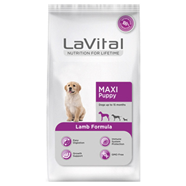 LaVital Maxi Puppy Kuzu Etli Yavru Köpek Maması 13 kg 