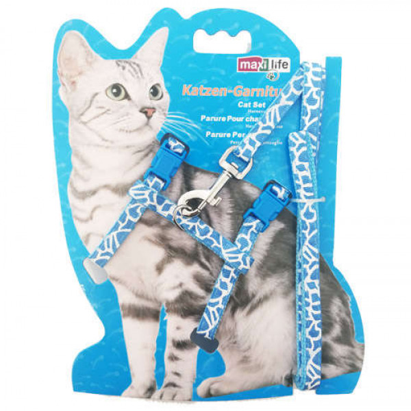 Maxi Life Kedi Gezdirme Tasması Leopar