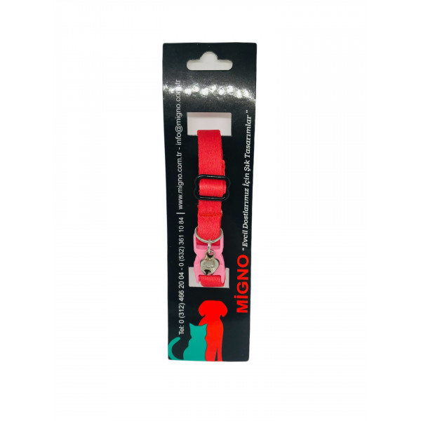 Migno Zilli Kedi Tasması Kırmızı