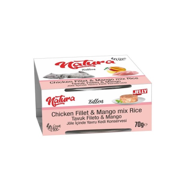 Natura Yaş Yavru Kedi Maması 70 gr
