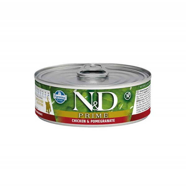N&D Prime Tavuklu Narlı Yaş Yavru Kedi Maması 70 gr