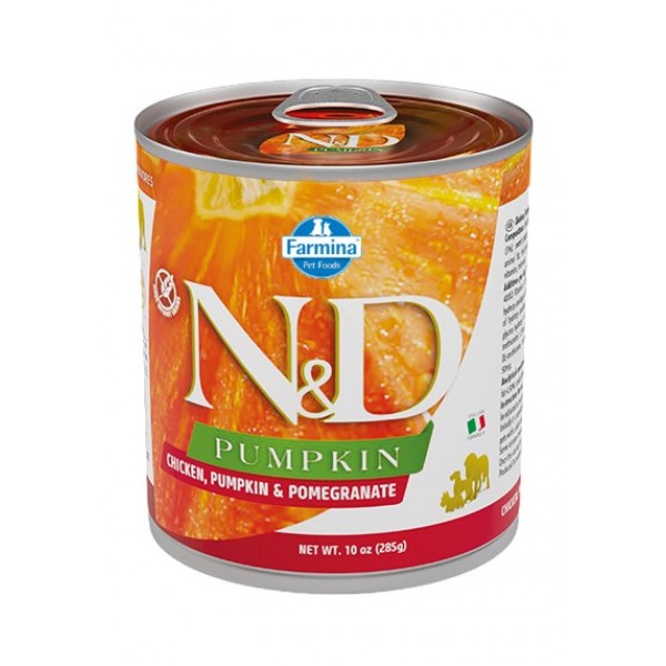 N&D Tavuklu Narlı Balkabaklı Yaş Köpek Maması 285 gr