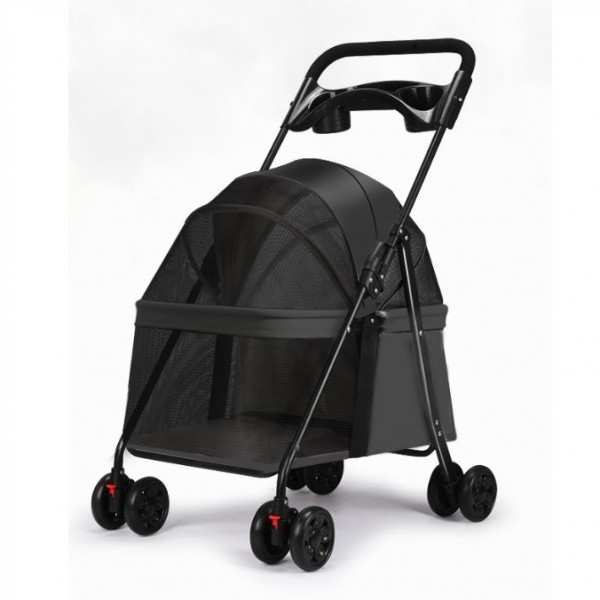 Nunbell Lufi Köpek Taşıma Arabası Siyah