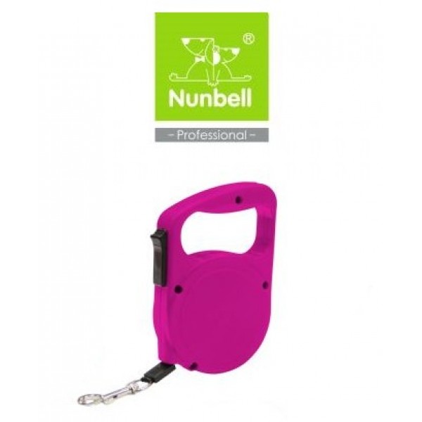 Nunbell Classic Otomatik Köpek Gezdirme Tasması 3 mt Mor