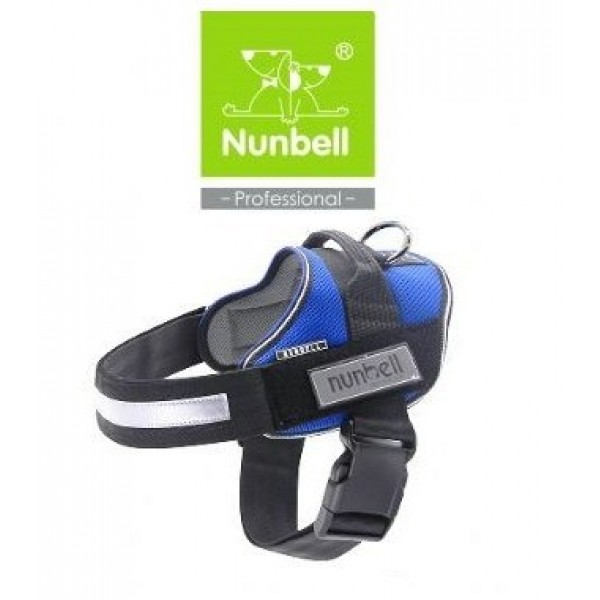 Nunbell Köpek Göğüs Tasması 15 kg Mavi