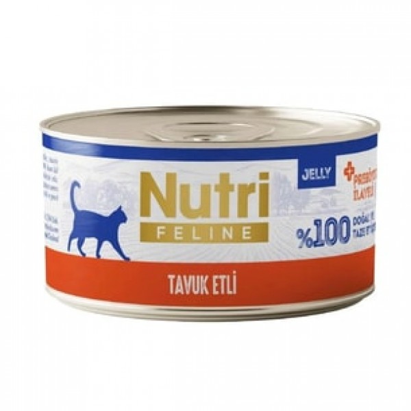 Nutri Feline Tavuklu Tahılsız Jöleli Yaş Kedi Maması 70 gr