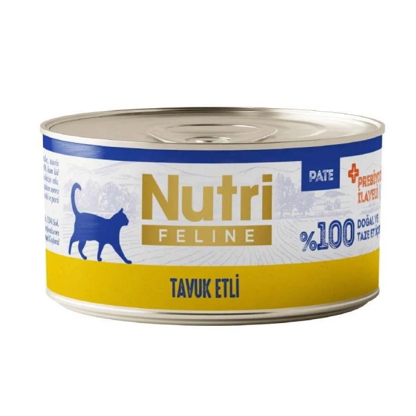 Nutri Feline Tavuklu Tahılsız Pate Yaş Kedi Maması 70 gr