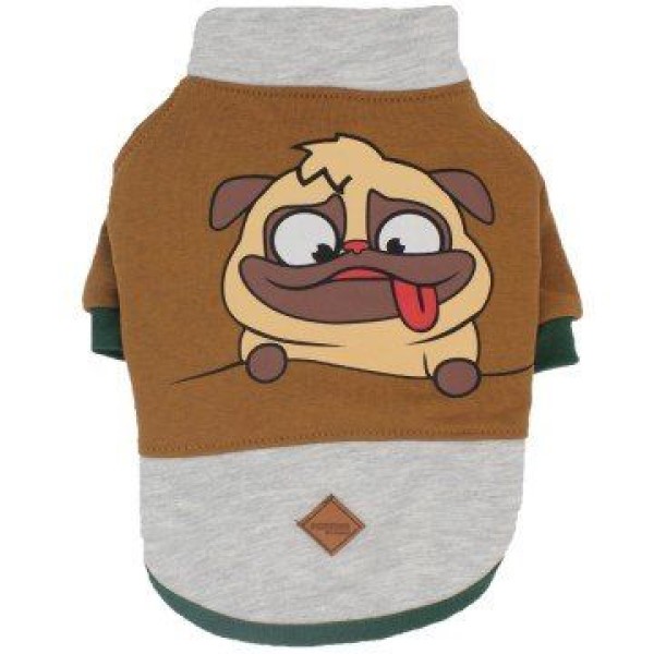 Pawstar Köpek Kıyafeti Sweet Pug Kahverengi