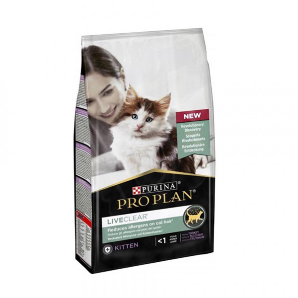 Pro Plan Liveclear Alerji Azaltıcı Yavru Kedi Maması Hindili 1,4 kg