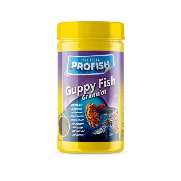 Profish Guppy Fish Granulat Lepistes Yemi 100 ml 