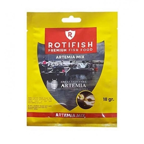 Rotifish Artemia Mix Hazır Tuzlu Canlı Yem Karışımı 18 gr
