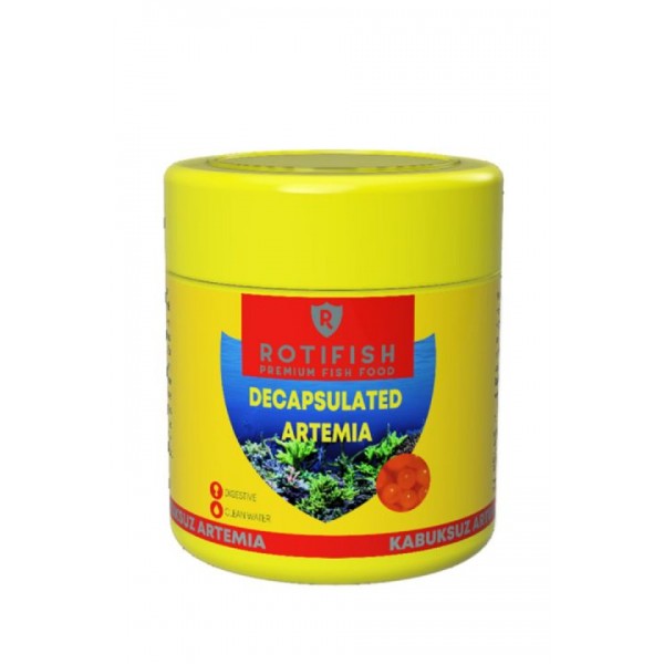 Rotifish Decapsulated Artemia Çıkartma Gerektirmeyen Kabuksuz Yem 50 ml