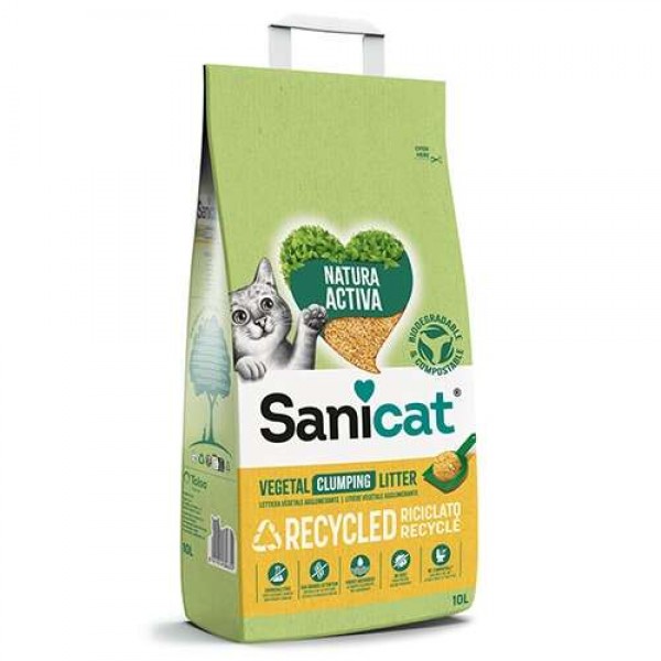 Sanicat Natura Active Mısır Koçanı Doğal Kedi Kumu 10 lt