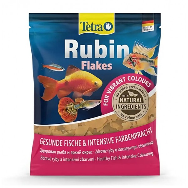 Tetra Rubin Flakes Renk Artırıcı Pul Balık Yemi 12 gr