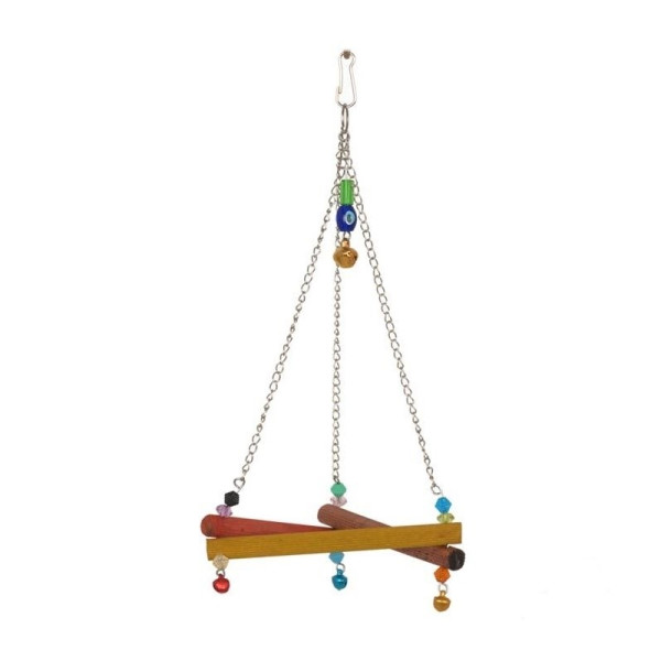 VMB Ahşap Tabanlı Üçgen Kuş Salıncağı