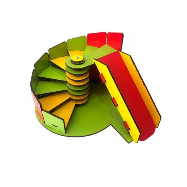 VMB Ahşap Hamster Kaydırağı