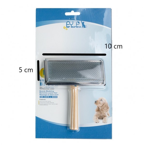 VMB Ahşap Saplı Kedi Tarağı