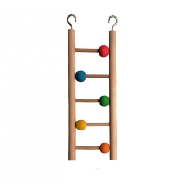 VMB Kuş Oyuncağı Boncuklu Ahşap Merdiven