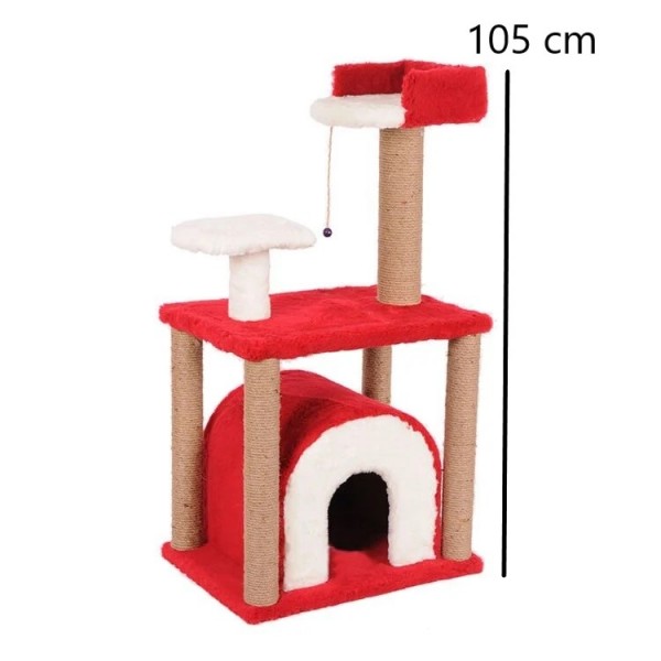 Yuvalı Kedi Tırmalama Ünitesi